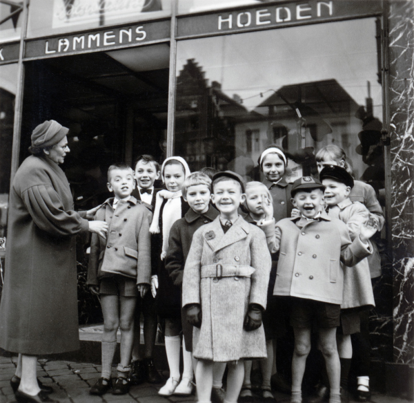 De kinderen van de zondagsschool van St. John, jaren 1950 – collectie Mary Jackson