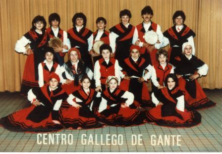 De Spaanse dansgroep Centro Gallego de Gante, jaren 1980