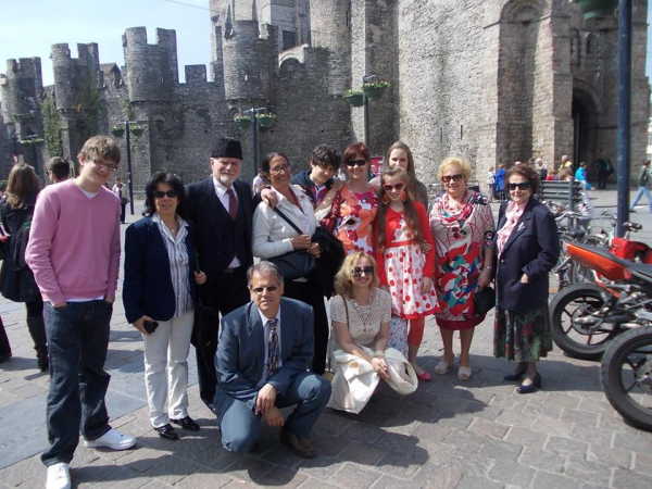 Louis and his family at the Ghent castle (Gravensteen) Louis and his family at the Ghent castle (Gravensteen)
