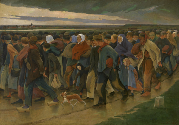 Landverhuizers - Eugène Laermans (1896) ©KMSKA, Lukas - Art in Flanders Landverhuizers - Eugène Laermans (1896) ©KMSKA, Lukas - Art in Flanders