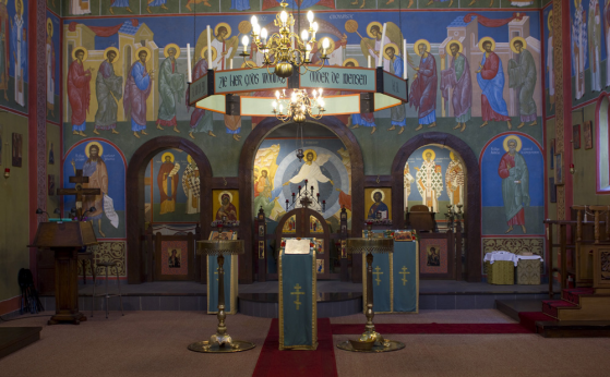 Het interieur van de H.-Andreaskerk, 2014 – STAM