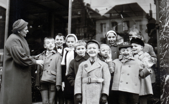 De kinderen van de zondagsschool van St. John, jaren 1950 – collectie Mary Jackson